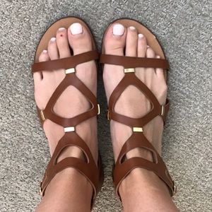Gently worn Steve Madden Gladiator like sandals